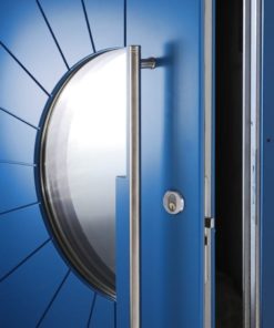 Blue Security Door